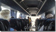 В автобусе по дороге из аэропорта Бургас в отель Marina Royal