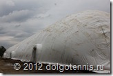 Подъём купола Теннисного центра в Долгопрудном. 15 сентября 2012 г.
