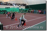 Первая часть теннисного праздника в Теннисном Центре Долгопрудный - эстафеты