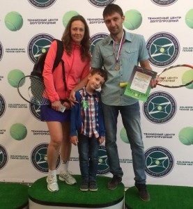 Спортивная семья - Денис, Аня и Максим Рубинштейн